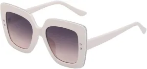 -Trendy Square Sunglasses Women Fashion Cat Eye Sun Glasses Female Vintage Luxury Big Frame Eyewear Leopard Shades