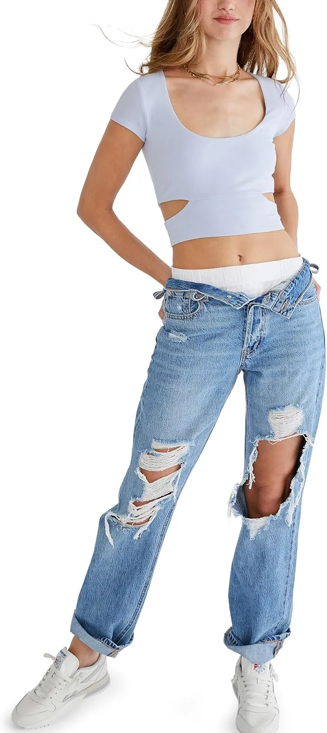 AEROPOSTALE Women's Aero Baggy Jean