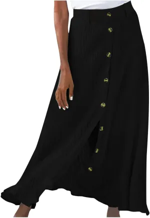 Beach Skirts for Women Lightweight Flowy Maxi Skirt Summer Casual Bohemian Holiday Skirts Trendy Resort Wear