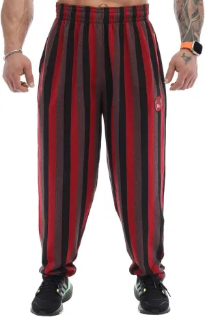 BIG SAM SPORTSWEAR COMPANY Men's Baggy Sweatpants with Pockets, Loose Fit Striped Oldschool Trackpants
