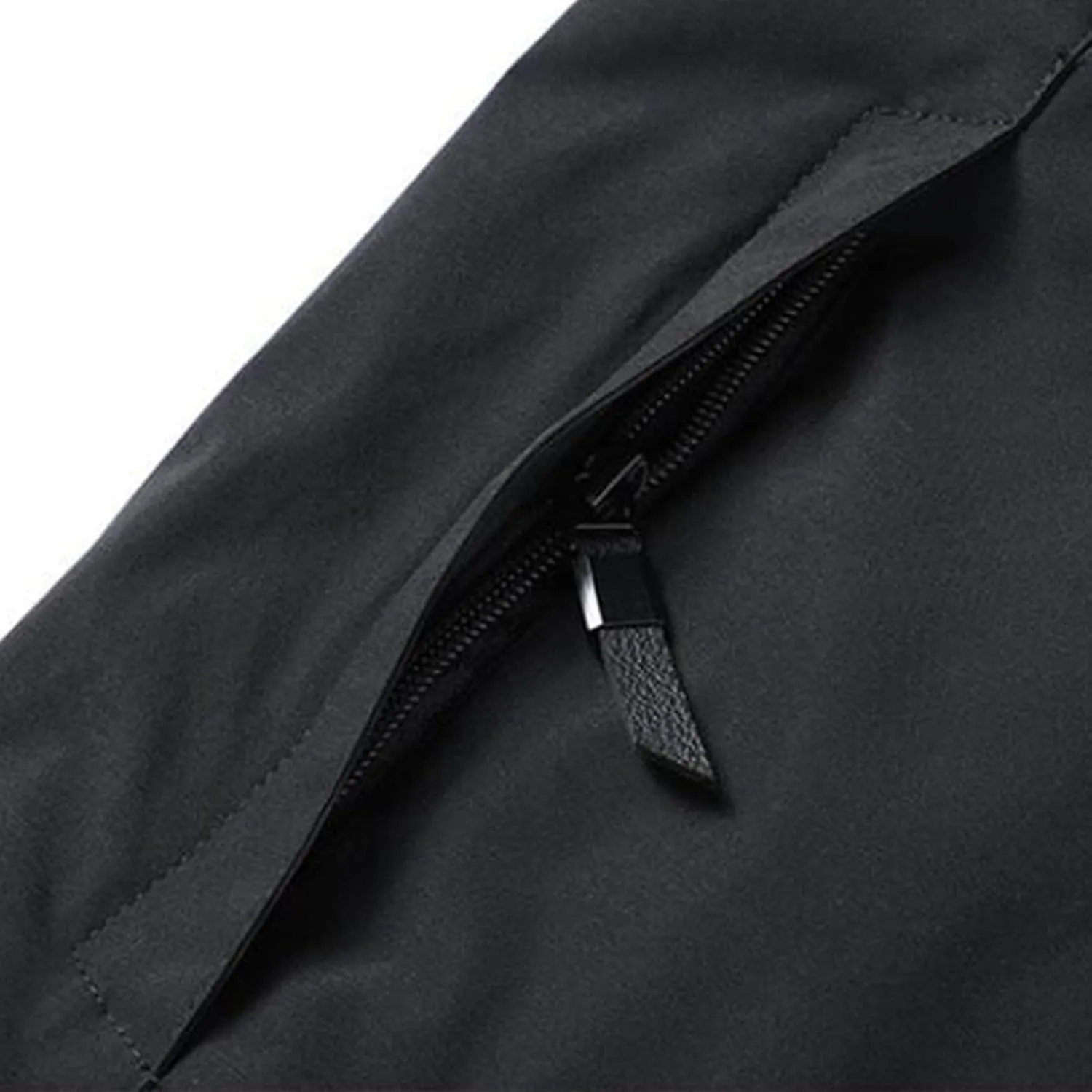 Bomber Jacket Men, Men's Lightweight Windbreaker Rain Jacket Raincoat with Detachable Hood for Hiking Gym Activewear