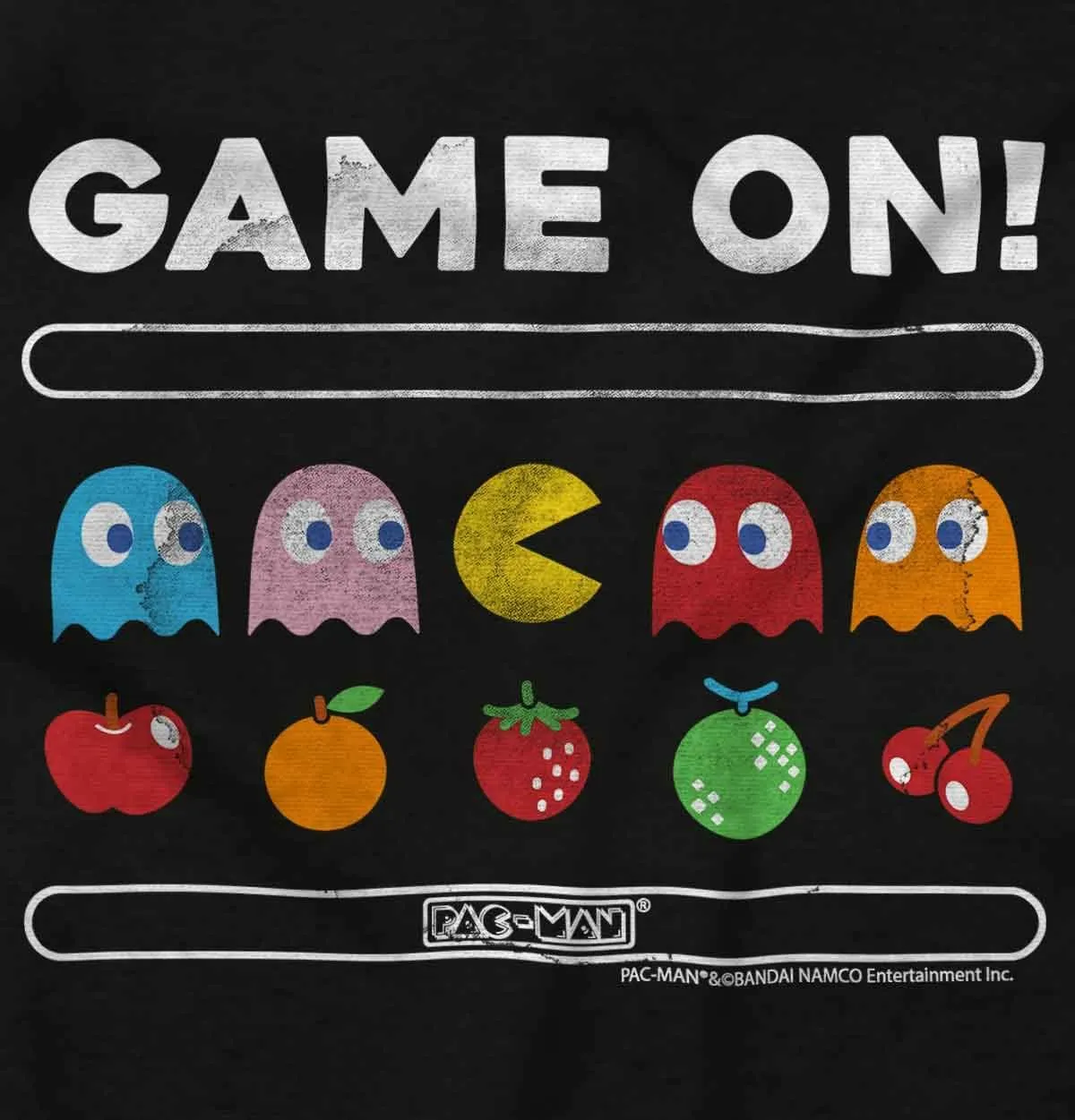 Brisco Brands Game On Vintage 80s PACMAN Gamer Zip Up Hoodie Mens Womens