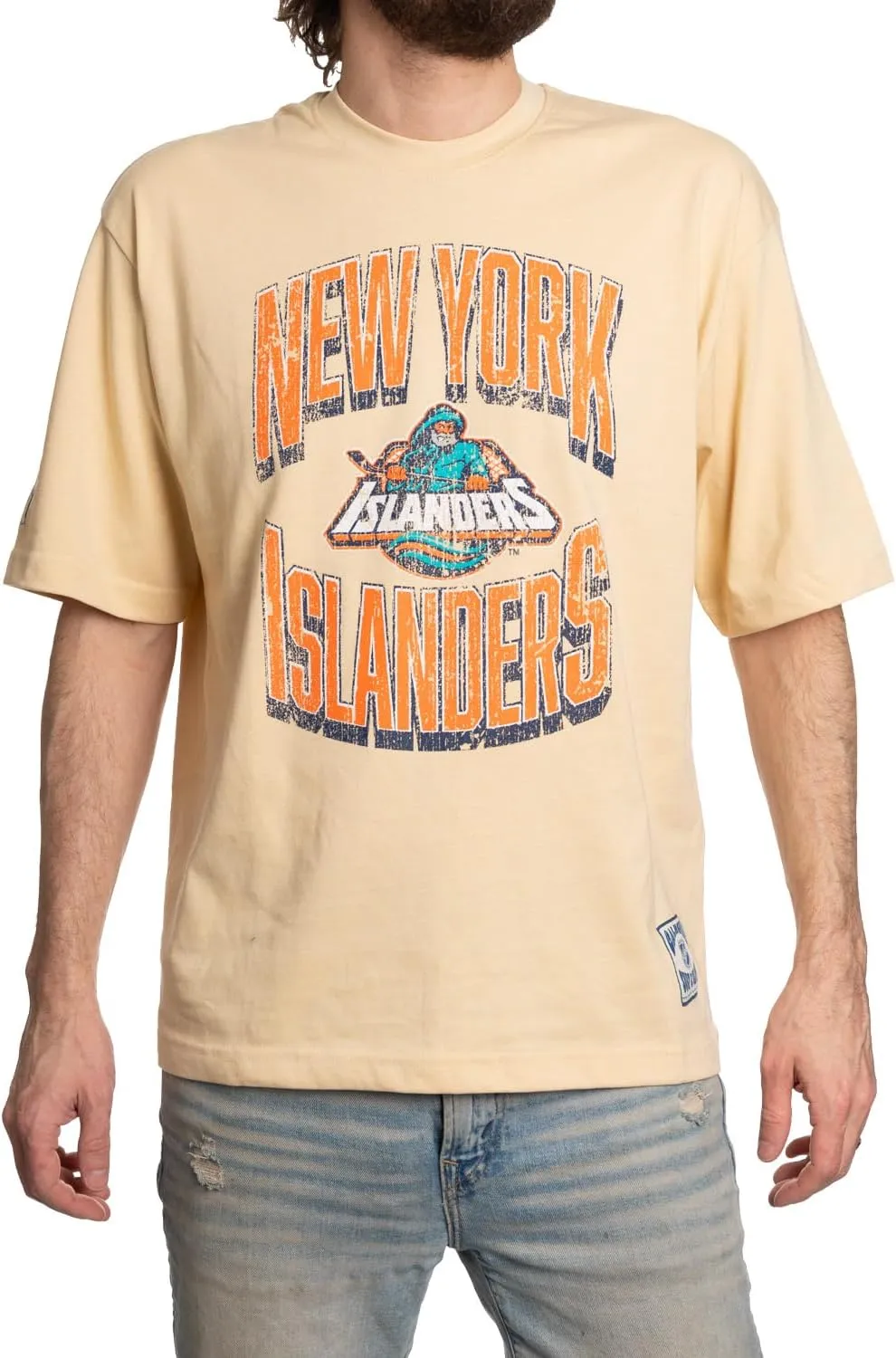 Calhoun NHL Surf & Skate Mens Garment Dyed Vintage Oversized Soft Retro T-Shirt