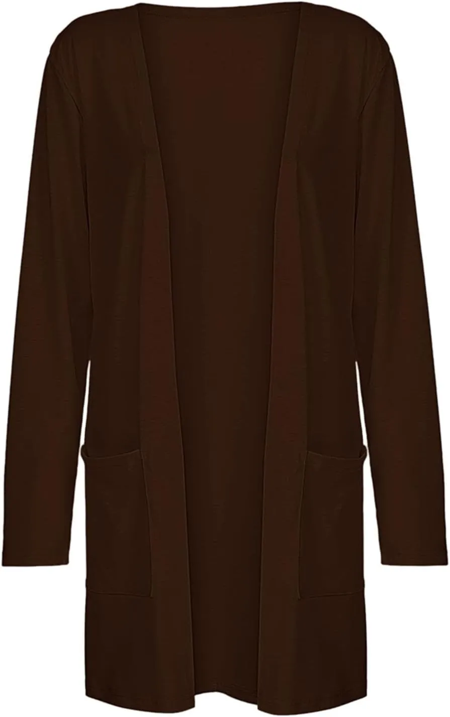 Cardigan Sweaters for Women Trendy Open Front Lightweight Jackets Tops Fall Fashion 2024 Shirts Loose Outwear