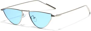 Cat Eye Sunglasses Vintage Alloy Sun Glasses Women Unique Elegant black gold Shades