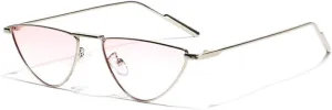 Cat Eye Sunglasses Vintage Alloy Sun Glasses Women Unique Elegant black gold Shades