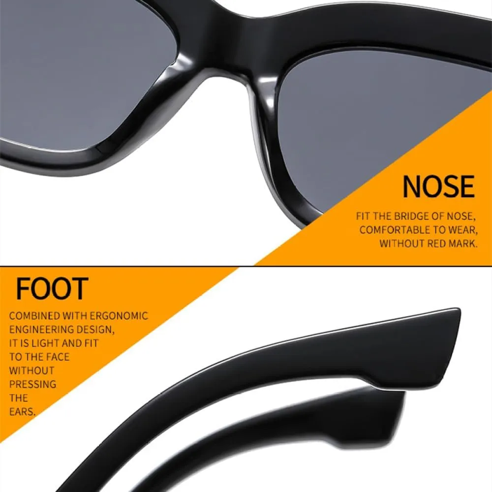 Cat Eye Women Sunglasses Vintage Fashion Shades Luxury Female Sun Glasses UV400