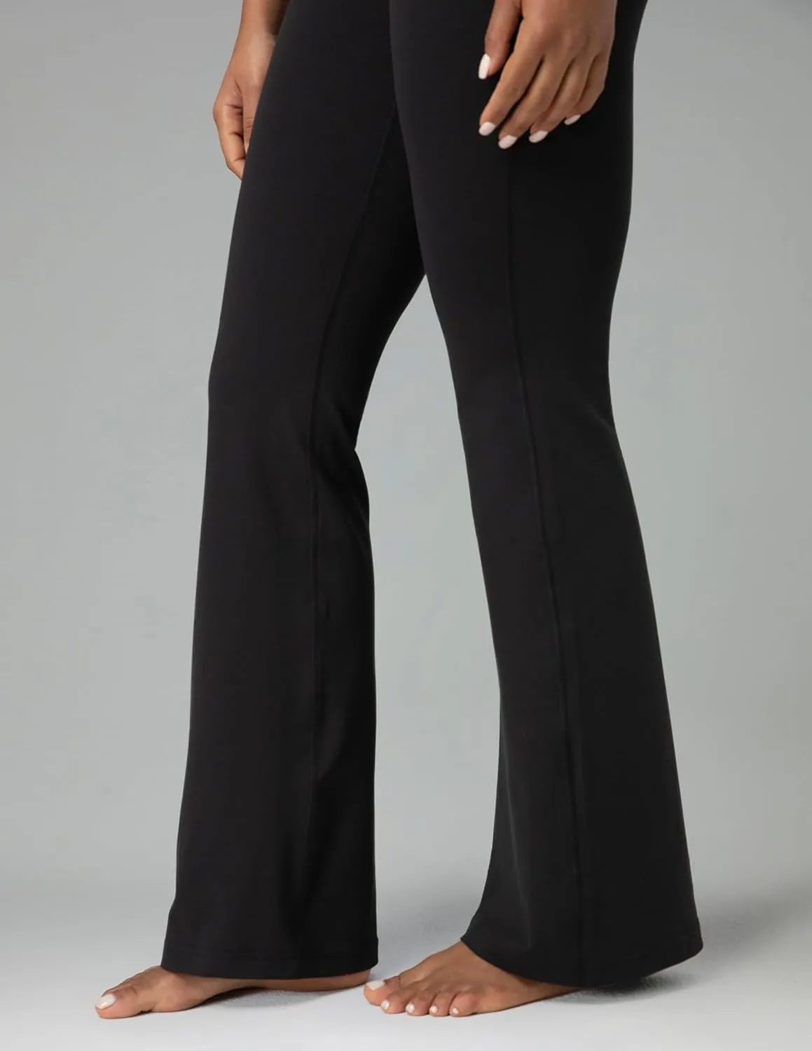 Colorfulkoala Women's Dreamlux Workout Flare Leggings High Waisted Wide Leg Bootcut Yoga Pants 29.5" / 31.5" Inseam