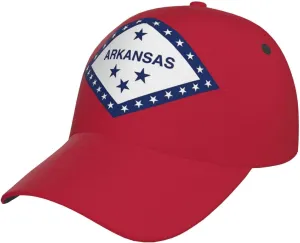 Cute Flag Hats Fashion Retro Sun Cap Packable Outdoor Flag Baseball Hat for Women Men