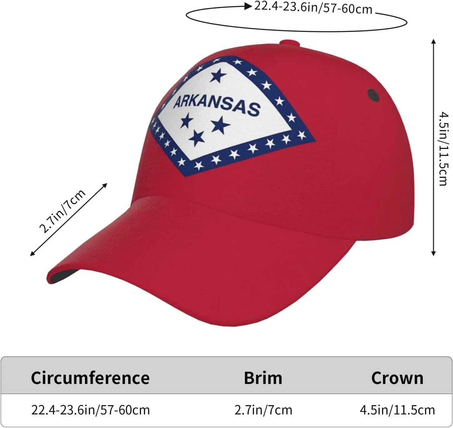 Cute Flag Hats Fashion Retro Sun Cap Packable Outdoor Flag Baseball Hat for Women Men