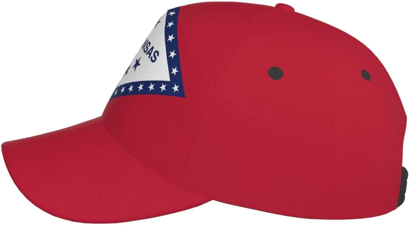 Cute Flag Hats Fashion Retro Sun Cap Packable Outdoor Flag Baseball Hat for Women Men