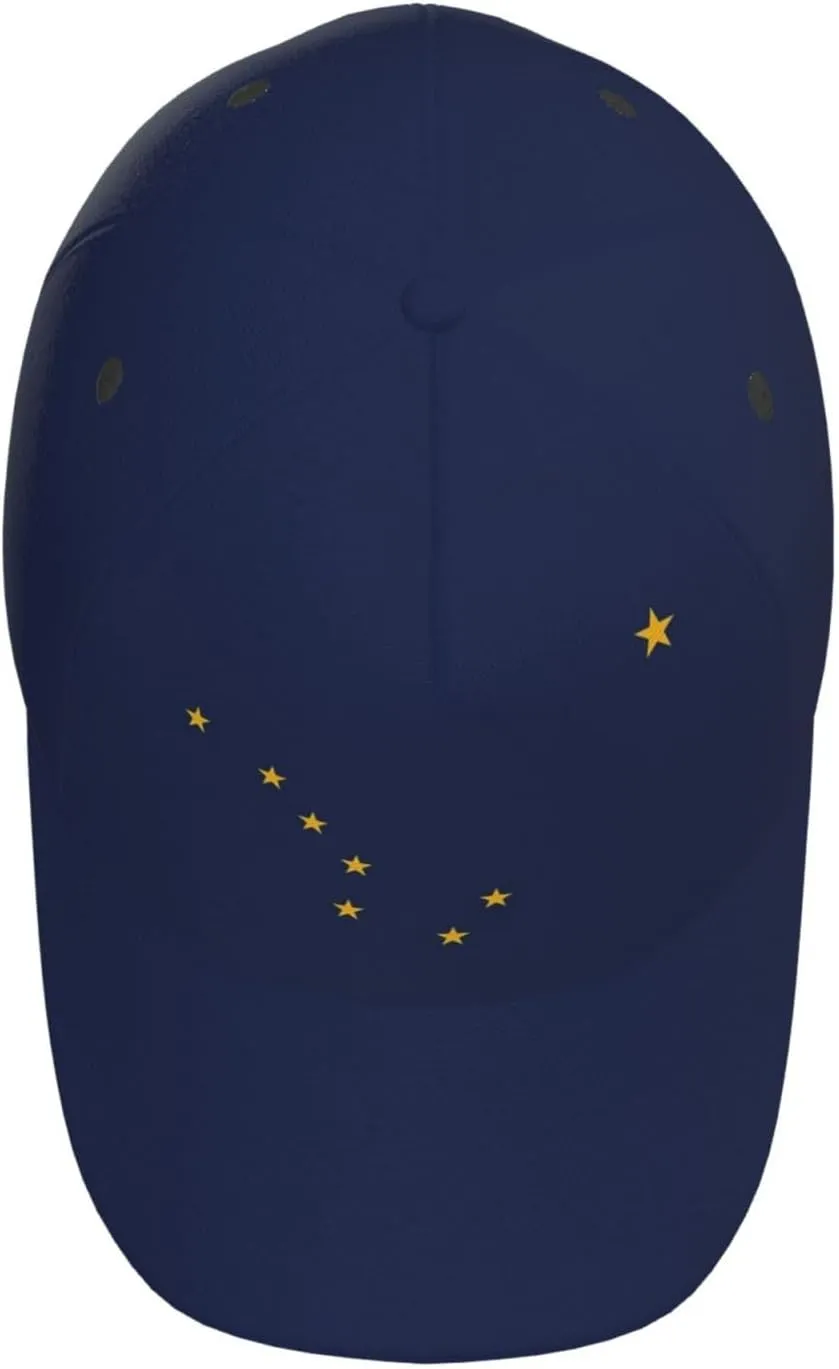 Cute Flag Hats Fashion Retro Sun Cap Packable Outdoor Flag Baseball Hat for Women Men