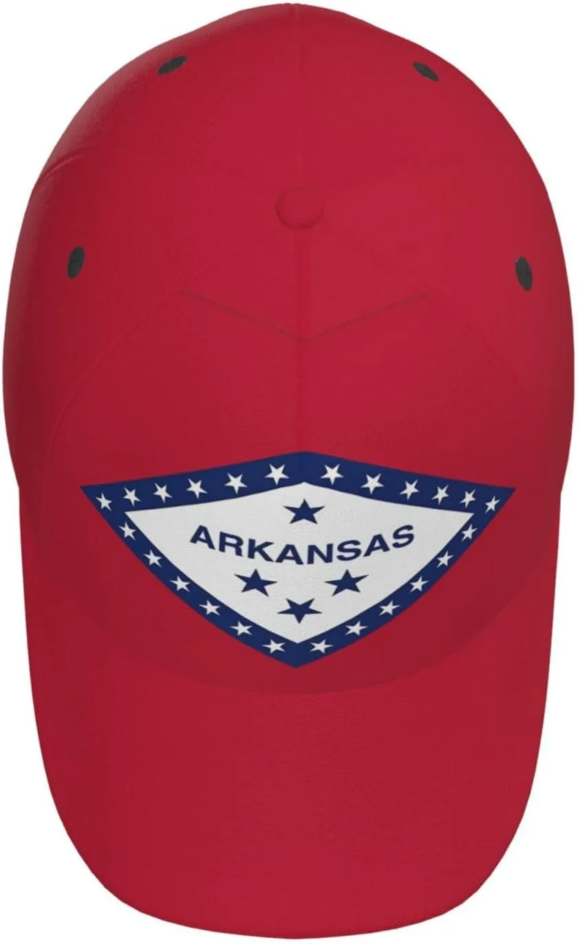 Cute Flag Hats Fashion Retro Sun Cap Packable Outdoor Flag Baseball Hat for Women Men