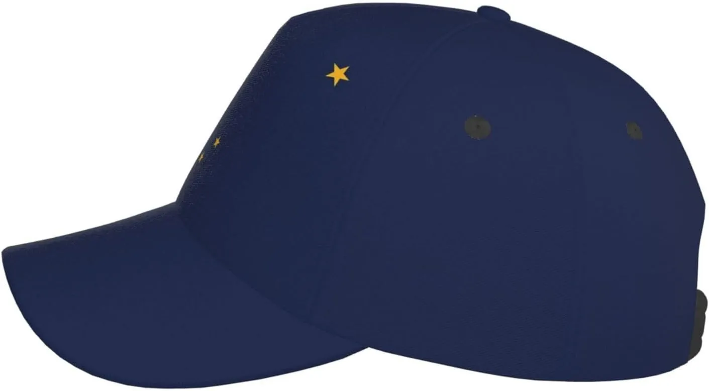 Cute Flag Hats Fashion Retro Sun Cap Packable Outdoor Flag Baseball Hat for Women Men