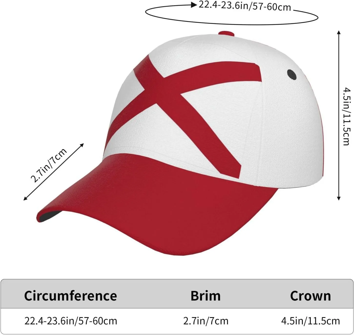Cute Flag Hats Fashion Retro Sun Cap Packable Outdoor Flag Baseball Hat for Women Men