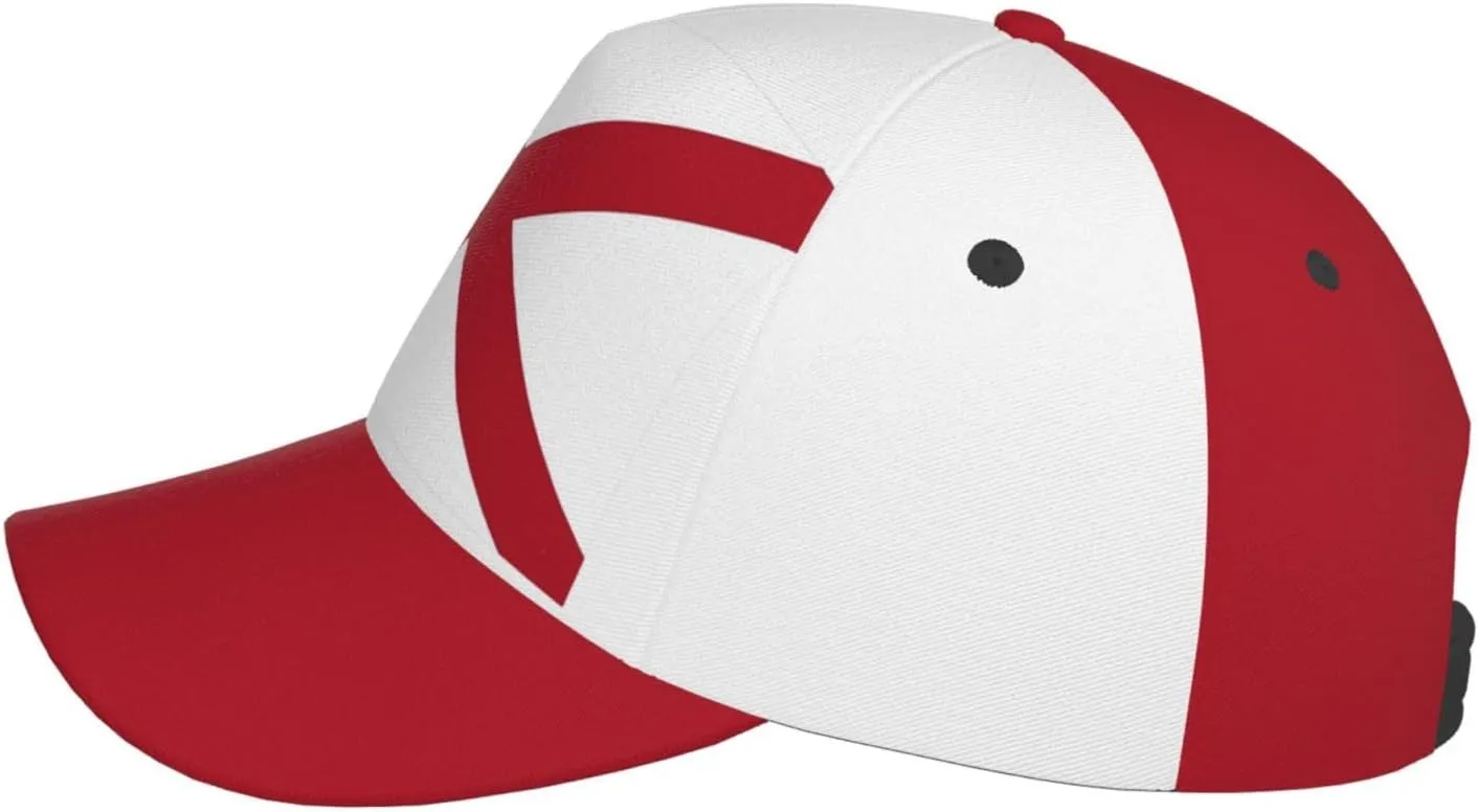 Cute Flag Hats Fashion Retro Sun Cap Packable Outdoor Flag Baseball Hat for Women Men