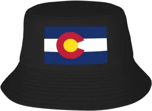 Cute States Flag Print Adult Hat Women Men Unisex Reversible Bucket Hat