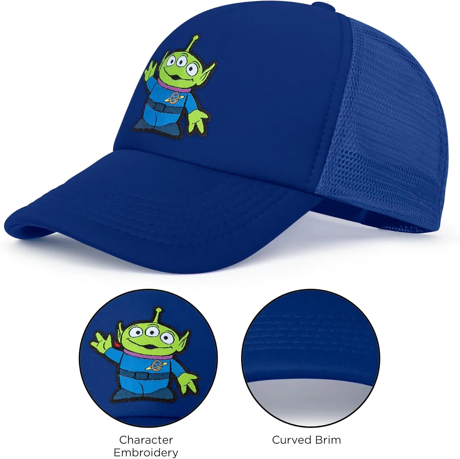 Disney Adult Trucker Hat, Toys Story, Alien Mesh Snapback Baseball Cap