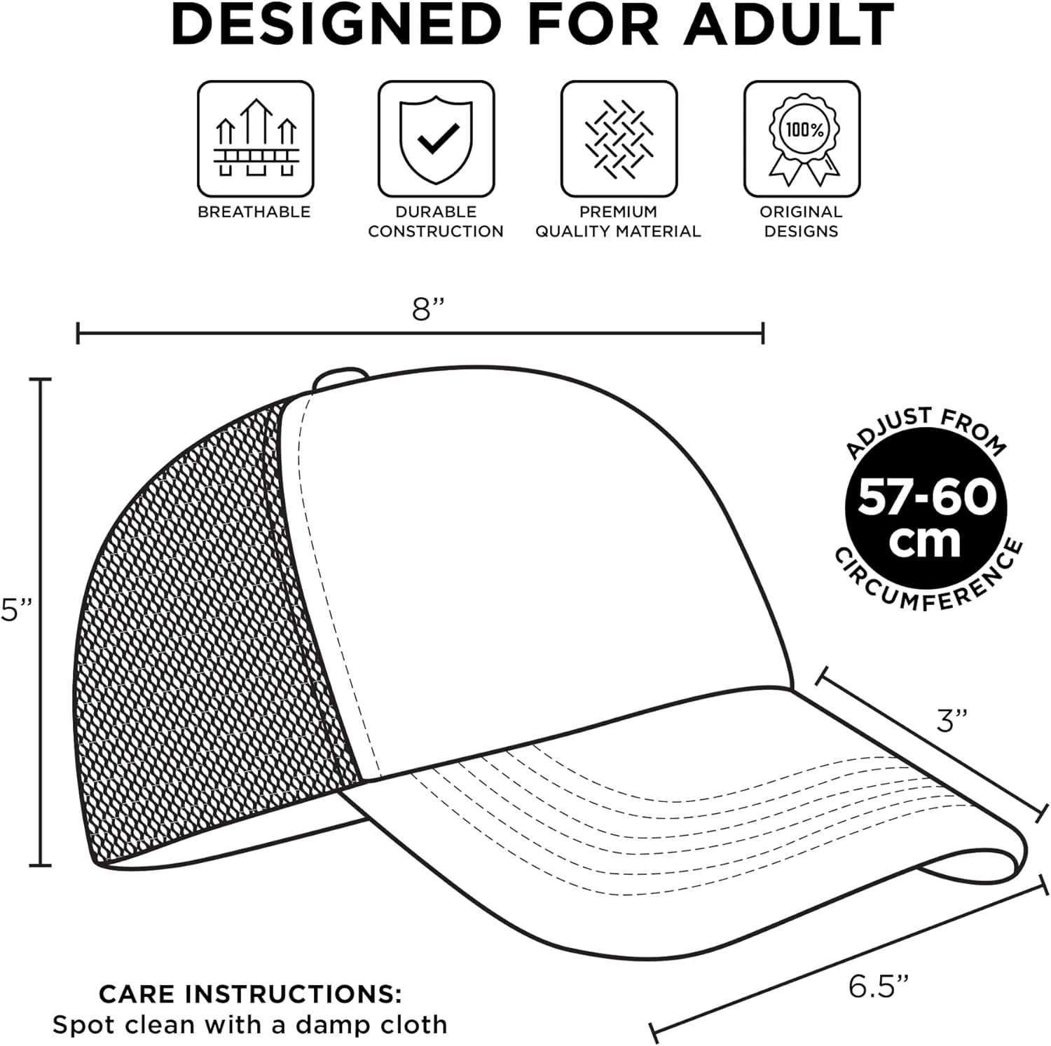 Disney Adult Trucker Hat, Toys Story, Alien Mesh Snapback Baseball Cap