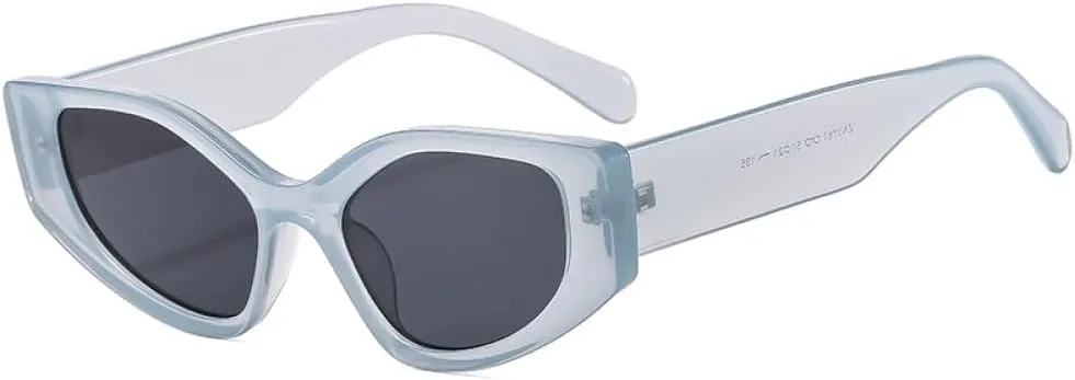 Fashion Polygon Cat Eye Women Sunglasses Vintage Shades UV400 Eyeglasses Men Trending Sun Glasses