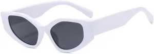 Fashion Polygon Cat Eye Women Sunglasses Vintage Shades UV400 Eyeglasses Men Trending Sun Glasses
