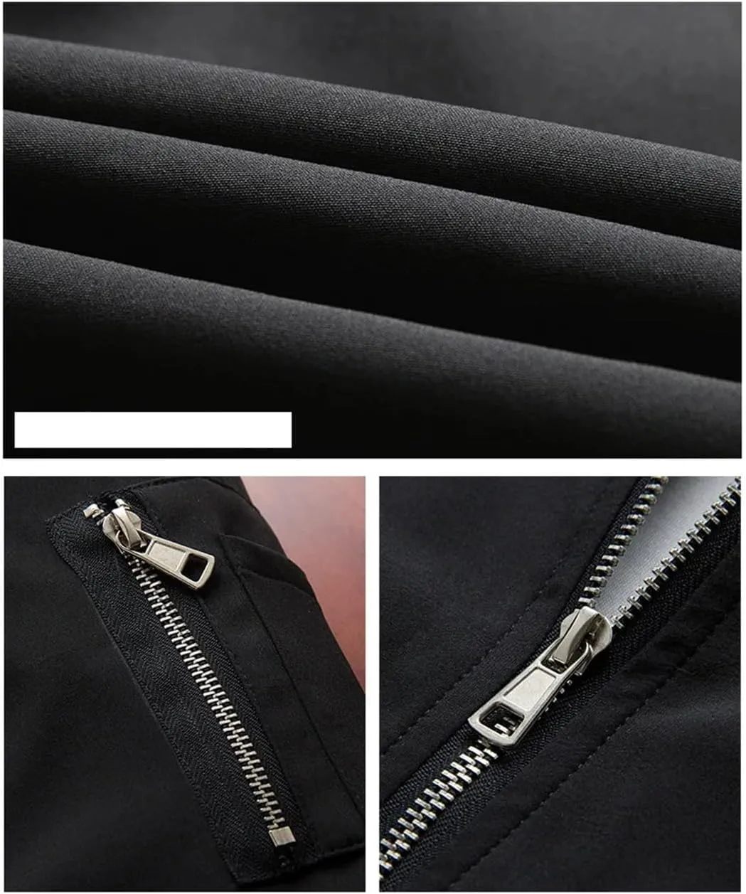 Fnfmrfmr Men's Casual Motorcycle Jacket Lightweight Sportswear Windbreaker Zip Up Coat With Pocket