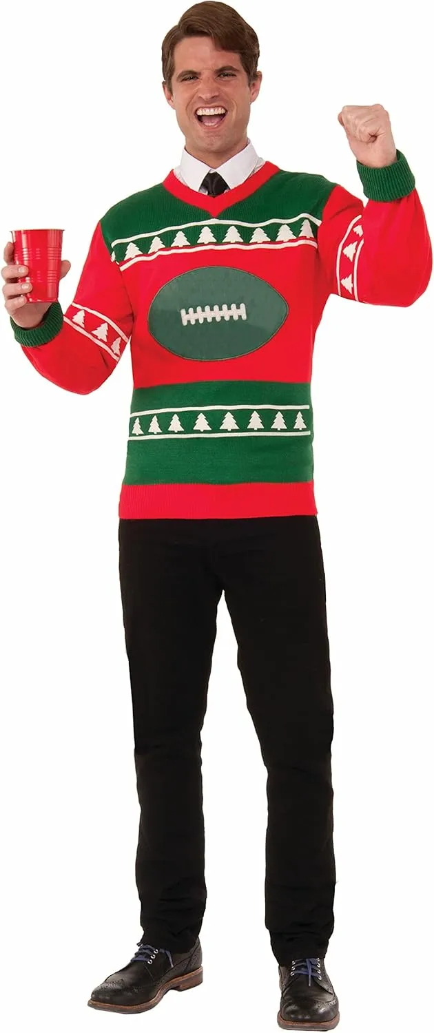 Forum Novelties Men's Adult All Wrapped Up Ugly Christmas Sweater