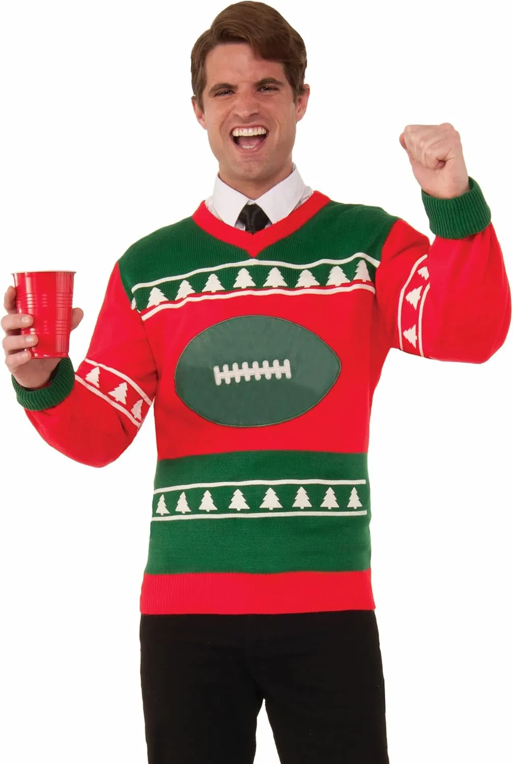 Forum Novelties Men's Adult All Wrapped Up Ugly Christmas Sweater