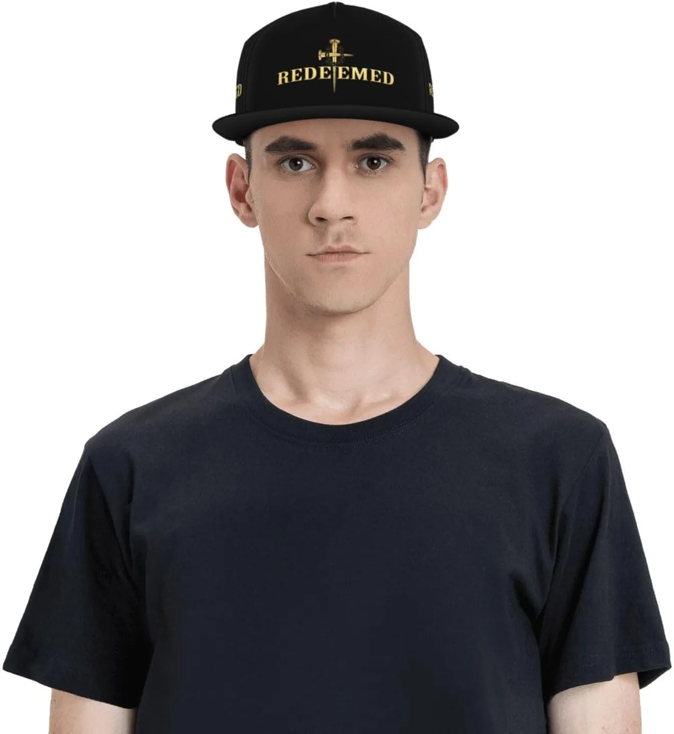 Four-Sided Printing Flat Bill Brim Baseball Caps Cool Hip Hop Trucker Hats Men Women Hat Adjustable Baseball Cap