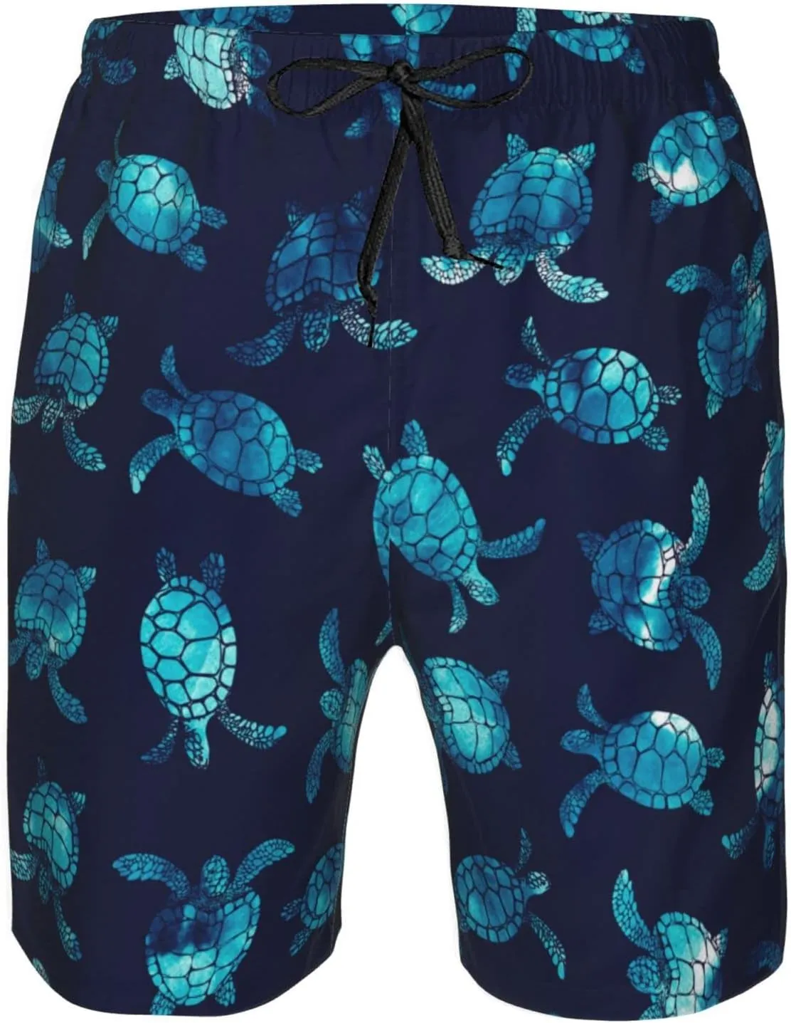 FREEHOTU Men's Swim Trunks Beach Board Shorts Quick Dry Swimwear Sports with Pockets
