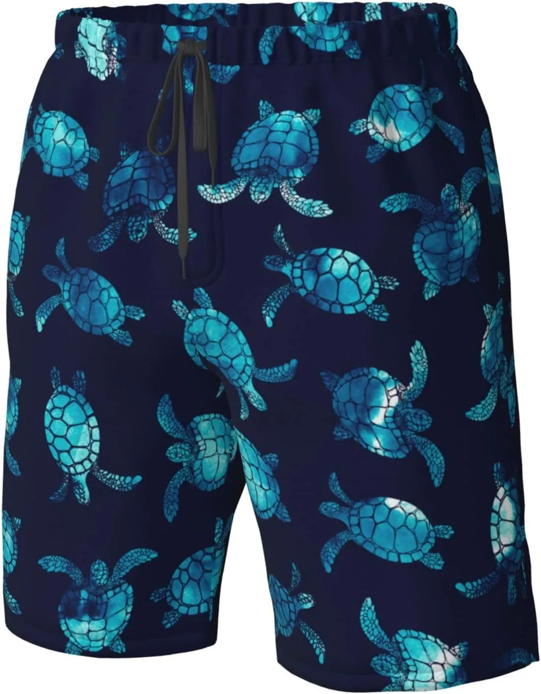 FREEHOTU Men's Swim Trunks Beach Board Shorts Quick Dry Swimwear Sports with Pockets