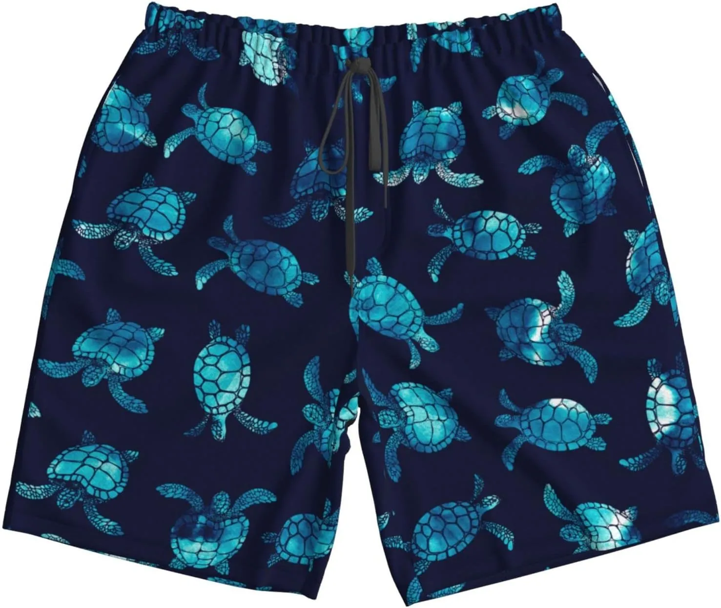 FREEHOTU Men's Swim Trunks Beach Board Shorts Quick Dry Swimwear Sports with Pockets