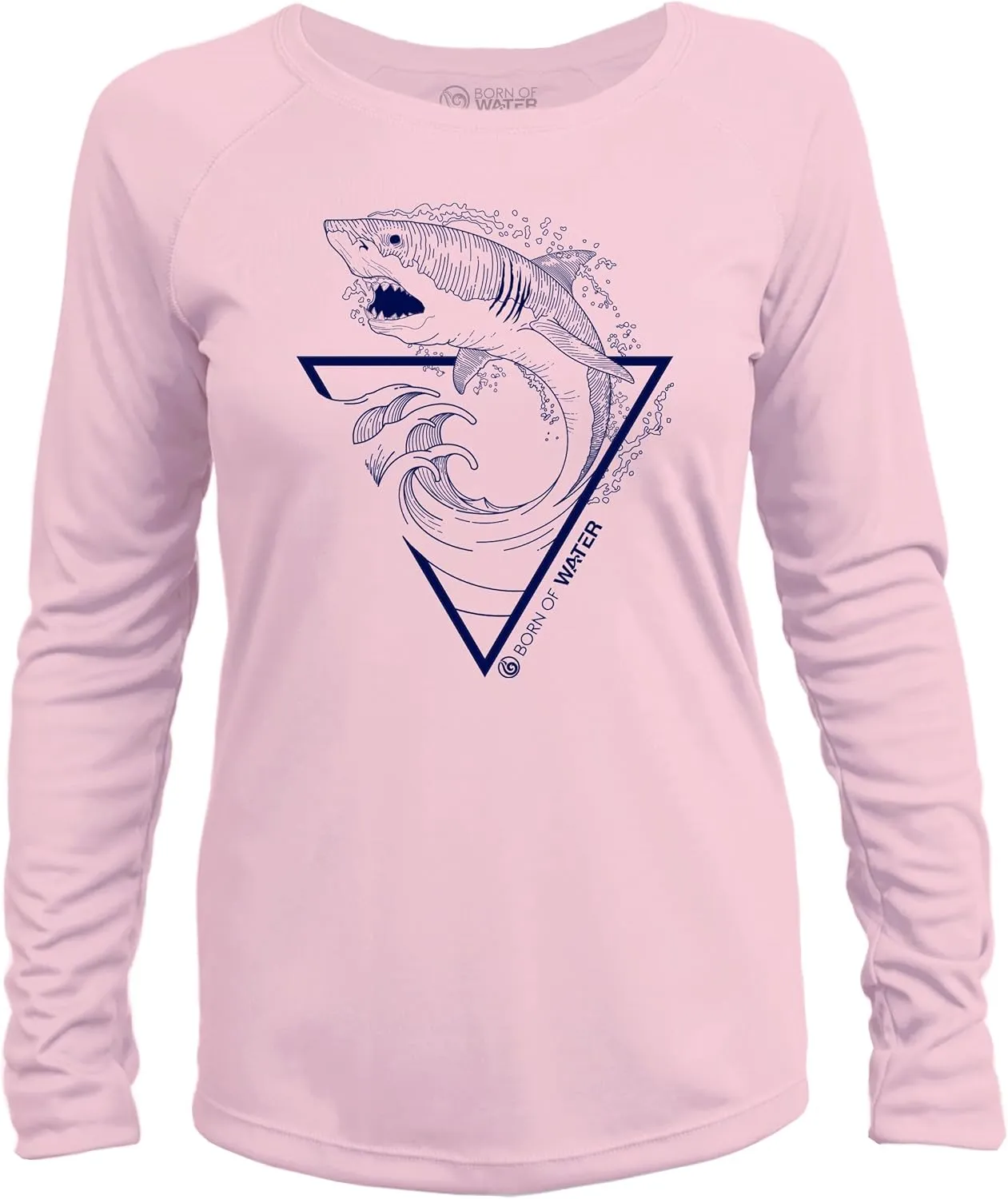 Great White Shark: Womens Long Sleeve UV Shirt
