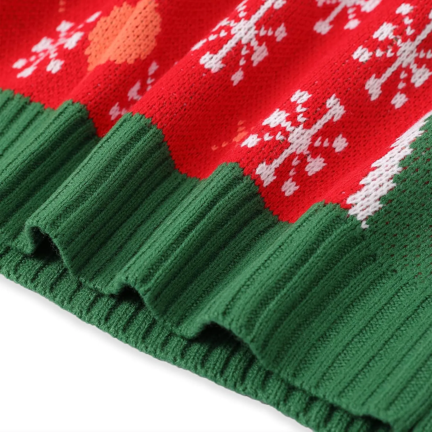 IFFEI Ugly Christmas Sweater for Women Men Kids Cute Family Matching Pullover Knit Jumpers for Holiday Party