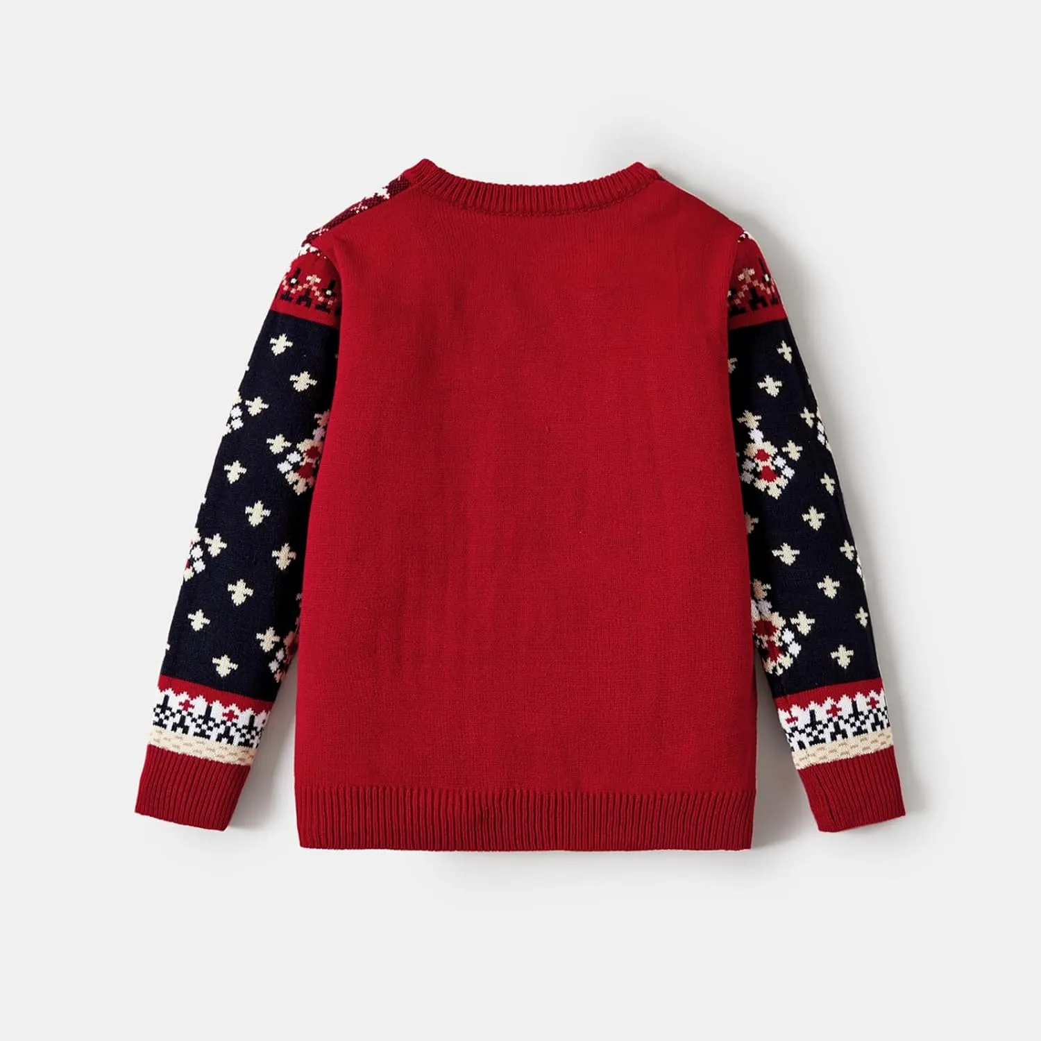 IFFEI Ugly Christmas Sweater for Women Men Kids Cute Family Matching Pullover Knit Jumpers for Holiday Party