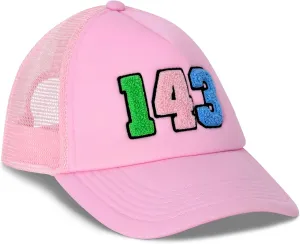 iscream Classic Trucker Style Adjustable Mesh Panel Baseball Chenille Applique Cap Collection