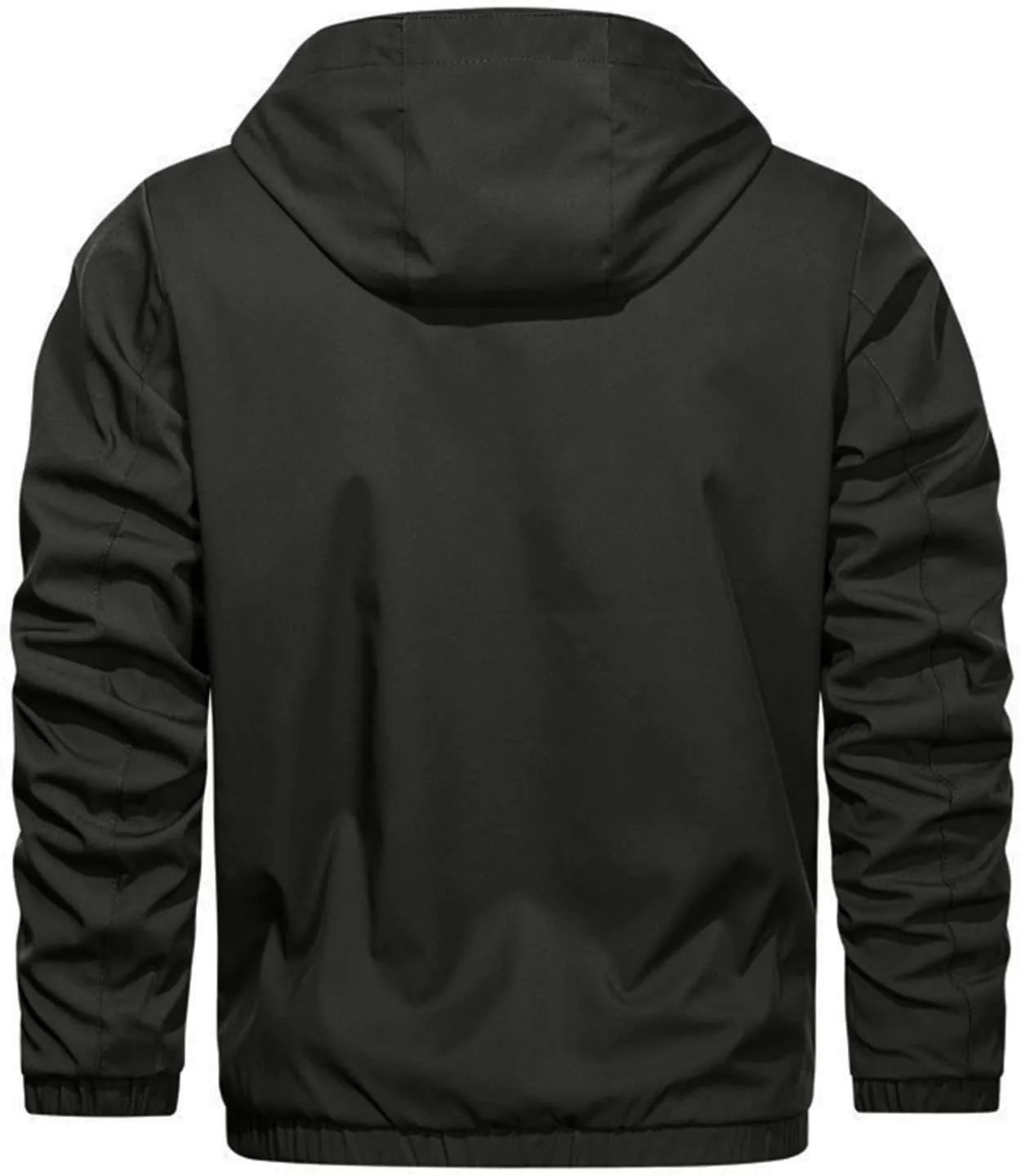 JEShifangjiusu Men'S Waterproof Breathable Hooded Lightweight Sportswear Windbreaker Jacket Raincoat Outdoor Puffer Jacket