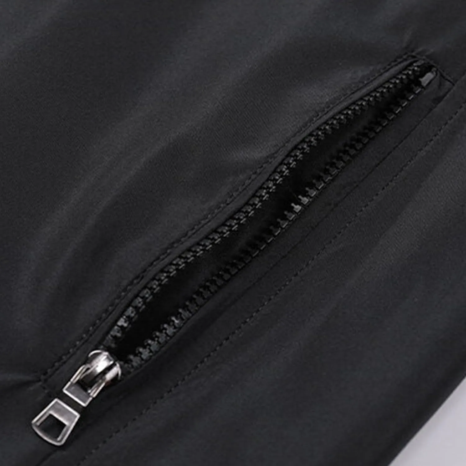 JEsilunmaMY Men's Stand Collar Bomber Padded Coats Zip Up Casual Business Sportwear Stylish Lightweight Warm Windbreakers