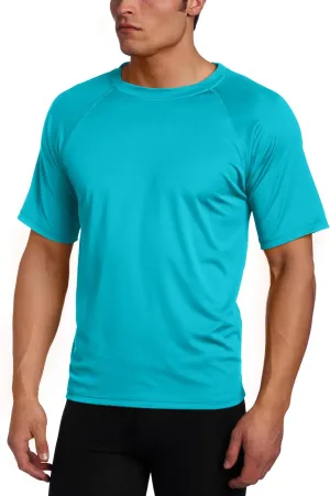 Kanu Surf Men's Short Sleeve UPF 50 Swim Shirt Rash Guard Sun Shirt (Regular & Extended Sizes)