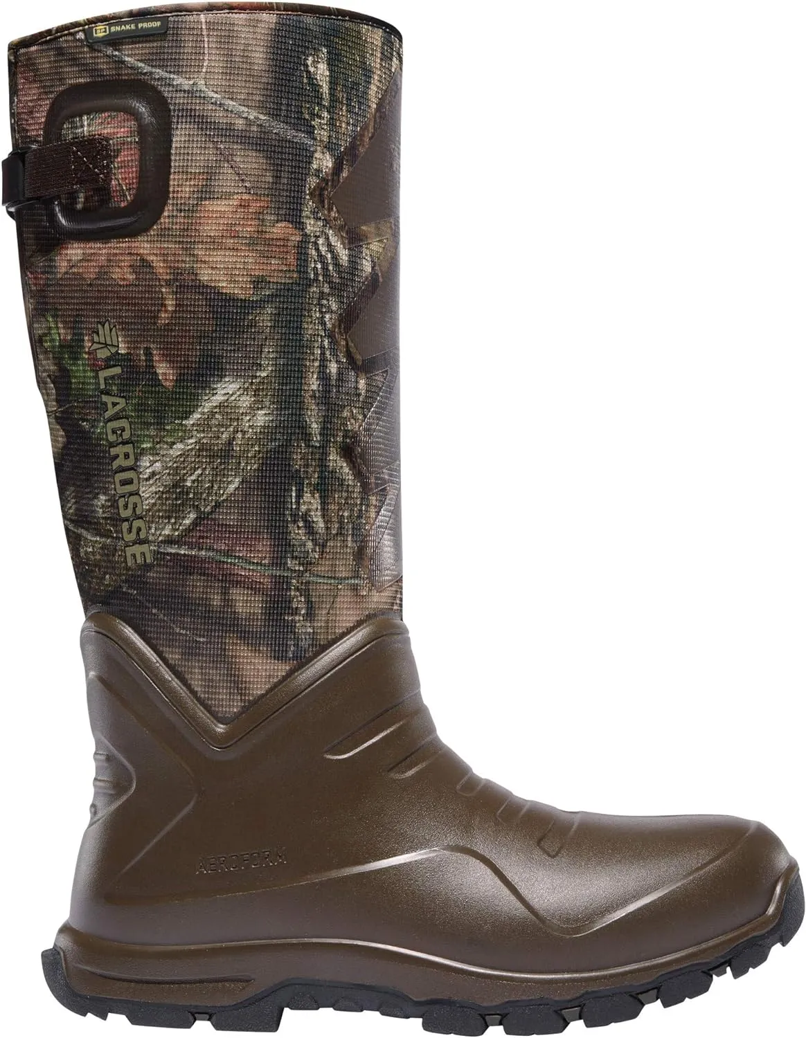 LaCrosse AeroHead Sport 16" Snake Boots for Men with Waterproof Comfort Liner, Durable Aeroform Shell, EVA Footbed, and Traction Outsole