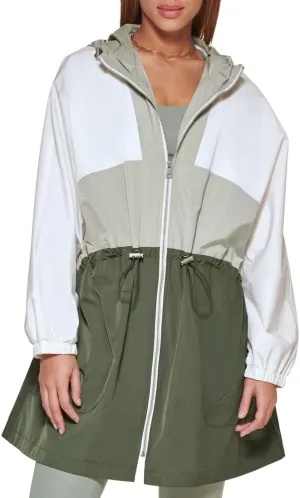 Levi's Women's Oversized Color Block Rain Jacket