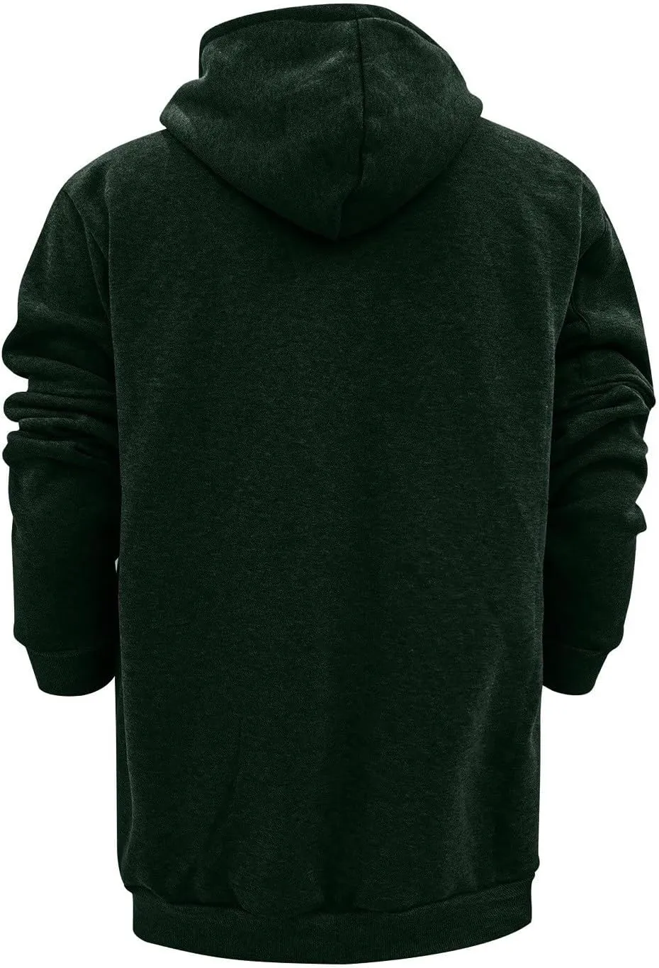 Men Hoodies Casual Hoodies for Men with Zip Pockets Full Zip Long Sleeve Sweatshirt Slim Fit Gym Sports Hooded Jacket