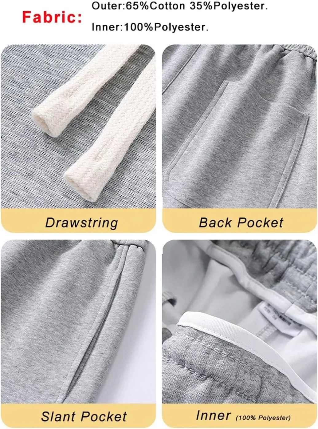 Men Spring Sweatpants Korean Sportswear Drawstring Wide Leg Straight Track Pants Cotton Loose Trousers
