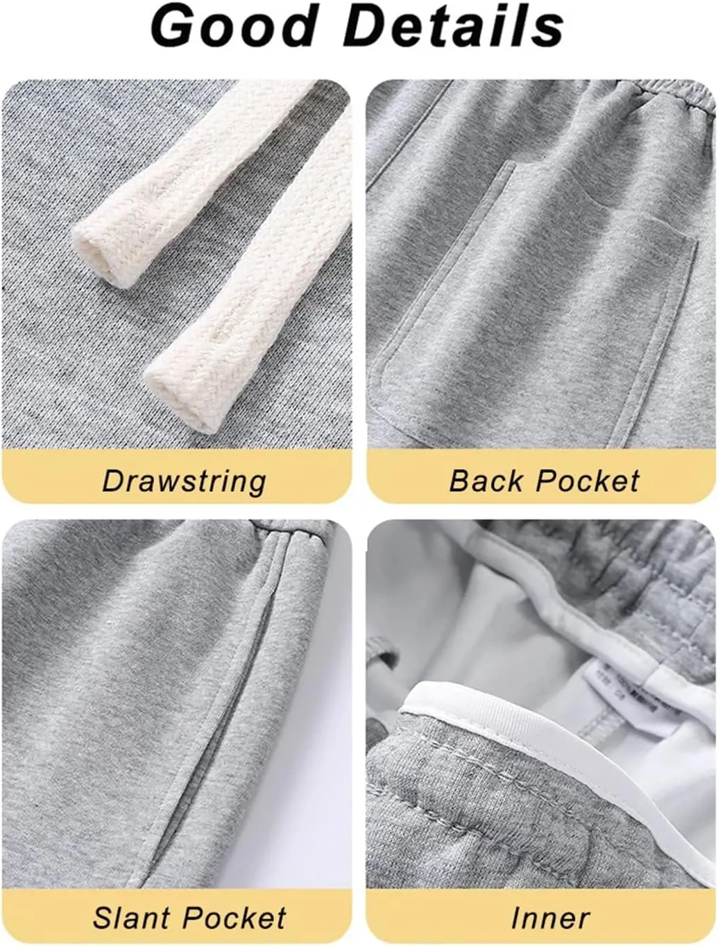 Men Spring Sweatpants Korean Sportswear Drawstring Wide Leg Straight Track Pants Cotton Loose Trousers