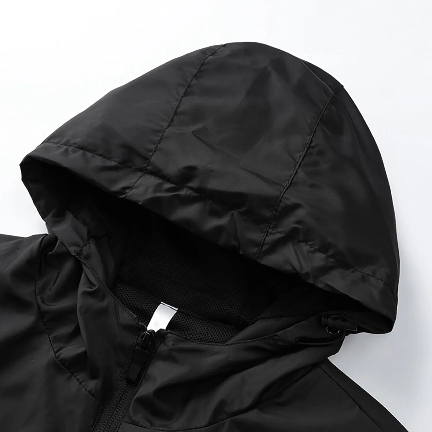 Mens 2023 Fall Rain Coat Lightweight Windbreaker Waterproof Rain Jacket Hood Outdoor Running Hiking Hooded Overcoats