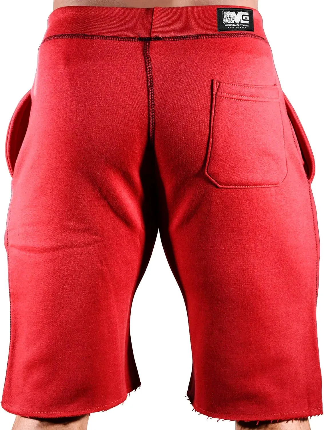 Men's Bodybuilding Workout (Big Man) Gym Shorts (A:BK)
