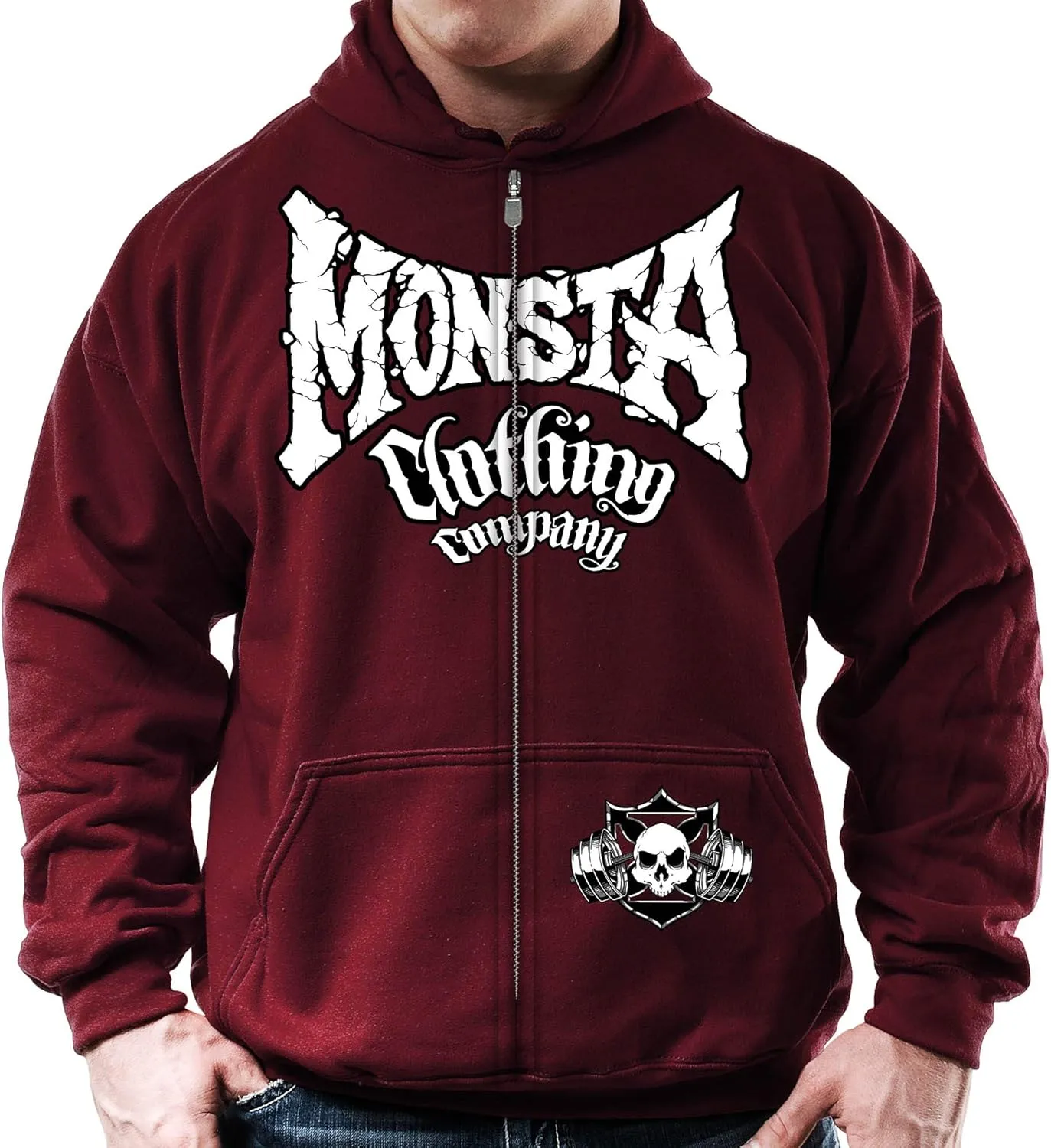 Men's Bodybuilding Workout (Havoc) Gym Zipper Hoodie