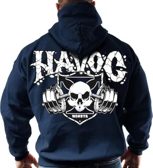 Men's Bodybuilding Workout (Havoc) Gym Zipper Hoodie