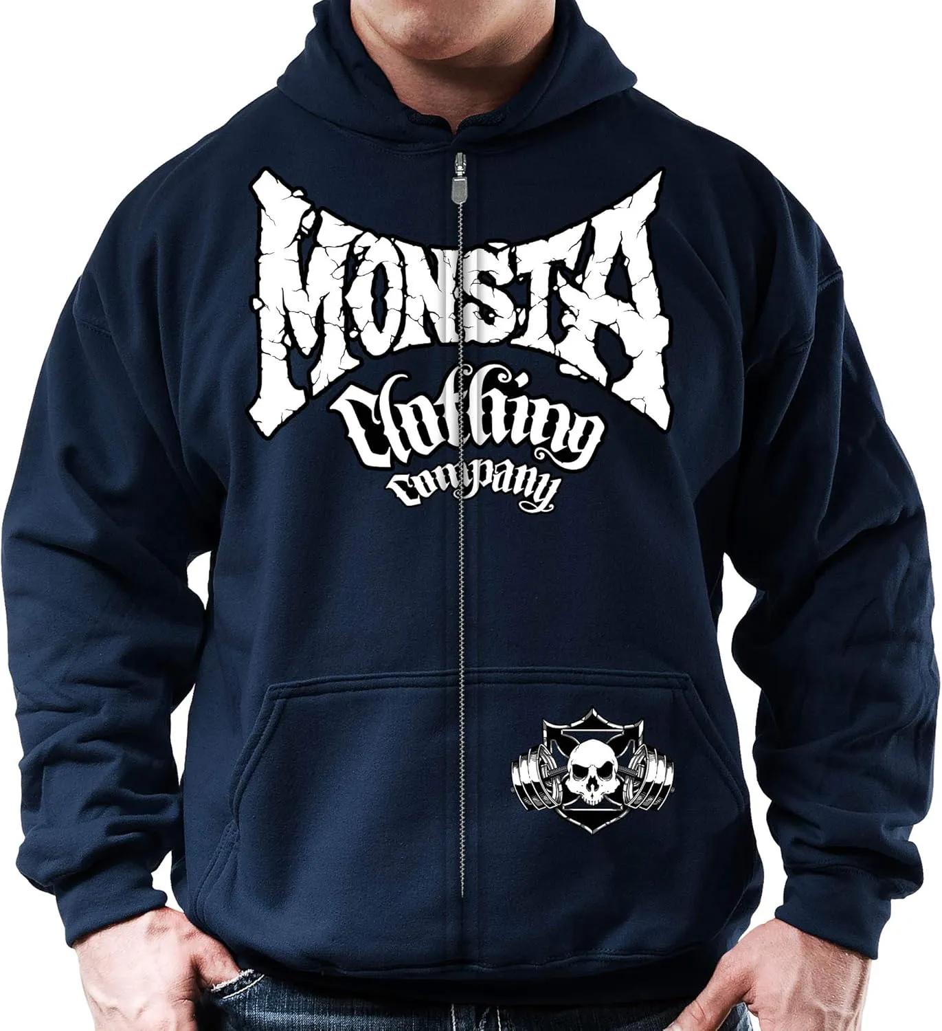 Men's Bodybuilding Workout (Havoc) Gym Zipper Hoodie