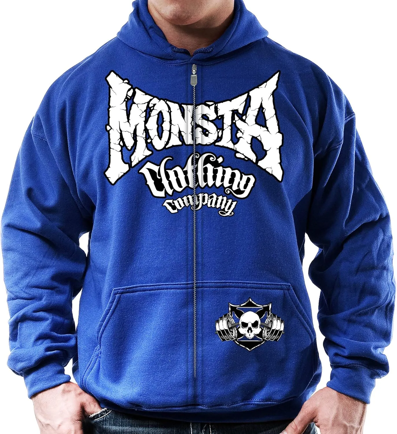 Men's Bodybuilding Workout (Havoc) Gym Zipper Hoodie